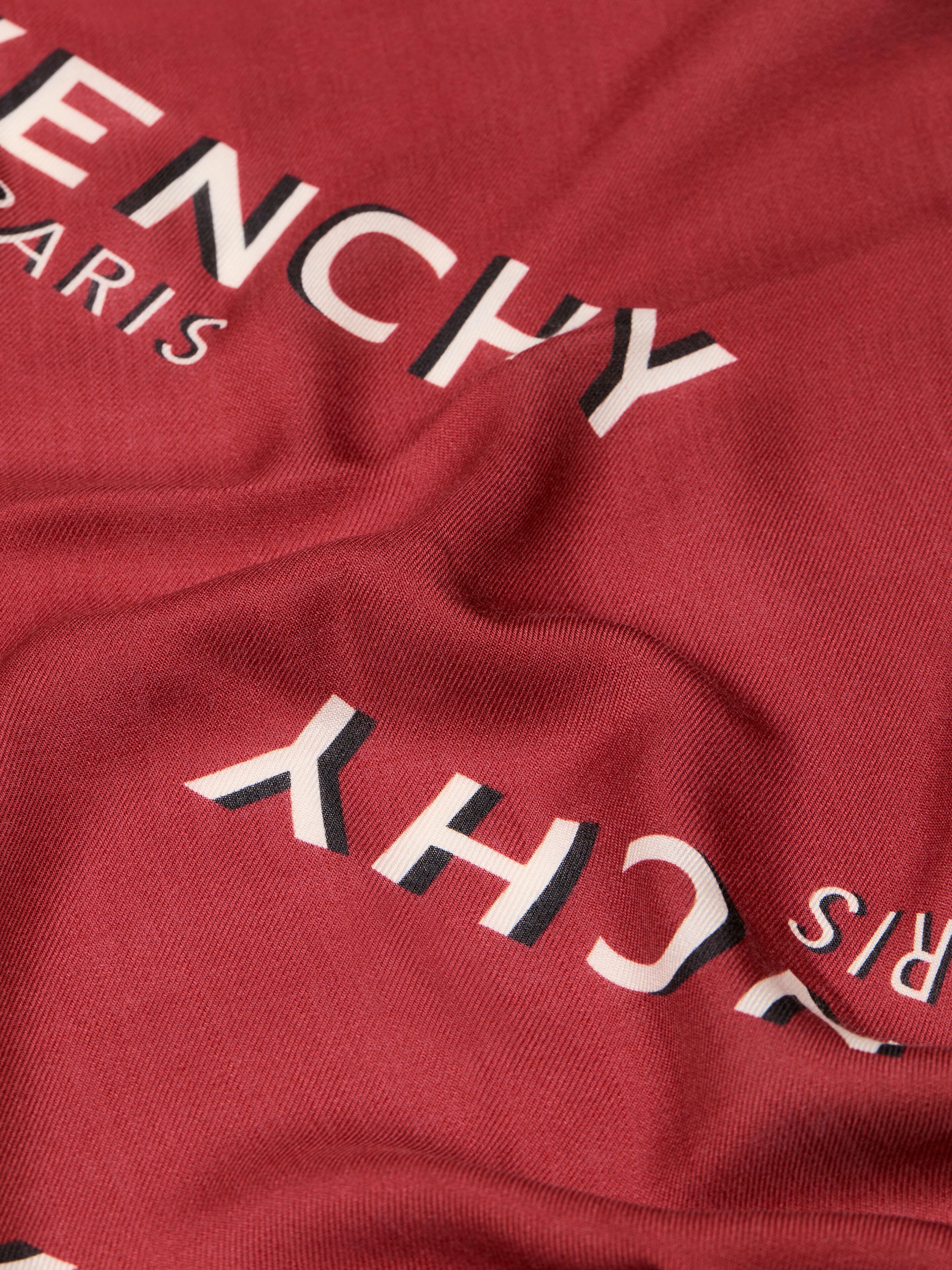 GIVENCHY Shadow stole in wool and silk